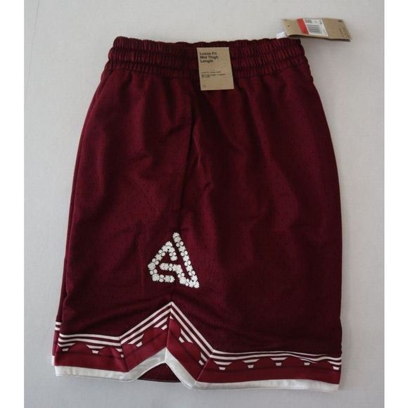 Nike DQ5656 638 Men's Sz Large Burgundy Dri-Fit Mesh 6" Giannis Shorts $55 - Picture 5 of 8